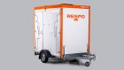Mobile Doppeltoilette 300L
